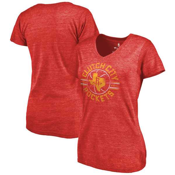 Women's Houston Rockets Fanatics Branded Hometown Collection Clutch Shot Tri Blend T-Shirt Red FengYun,We sell and wholesale Women's Houston Rockets Fanatics Branded Hometown Collection Clutch Shot Tri Blend T-Shirt Red FengYun on line form chian!